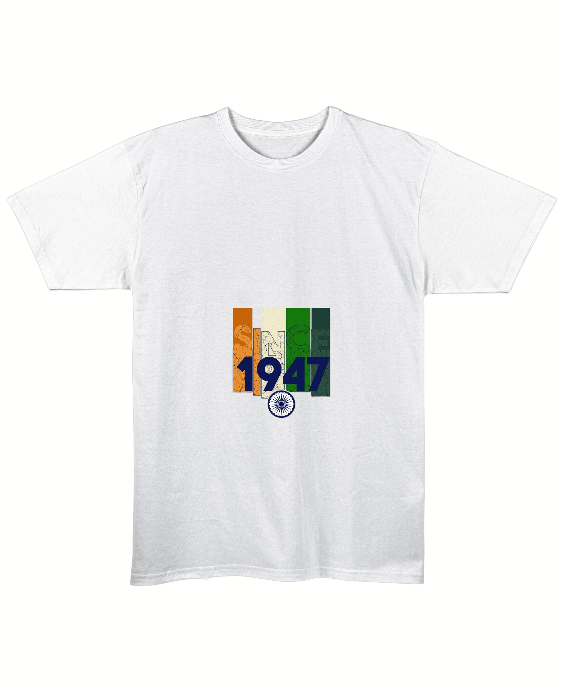 White Regular Fit T-shirt Front Design