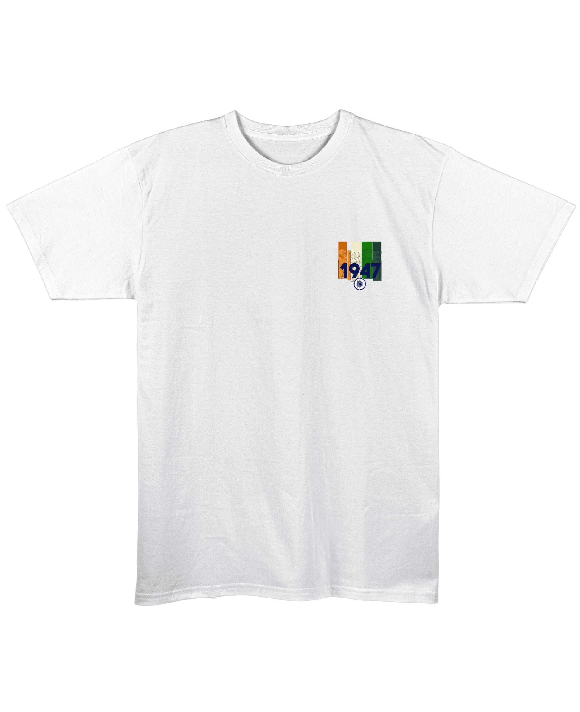 White Regular Fit T-shirt Front Design